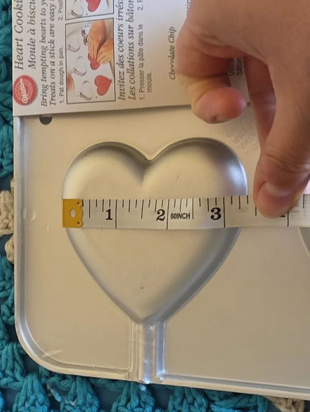 NWT Vintage 2007 Wilton Heart Lollipop Cookie Cake Treat Pan Valentines